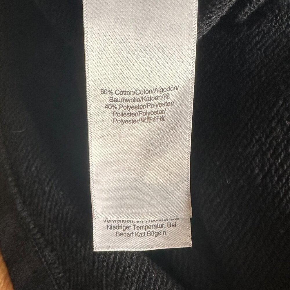 DKNY Logo 1/4-zip-front S/S cotton-mix knit dress sporty Athleisure XL comfy - Picture 10 of 13